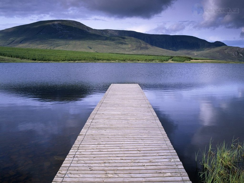 Foto: Lake In The Highlands Of Donegal, Ireland