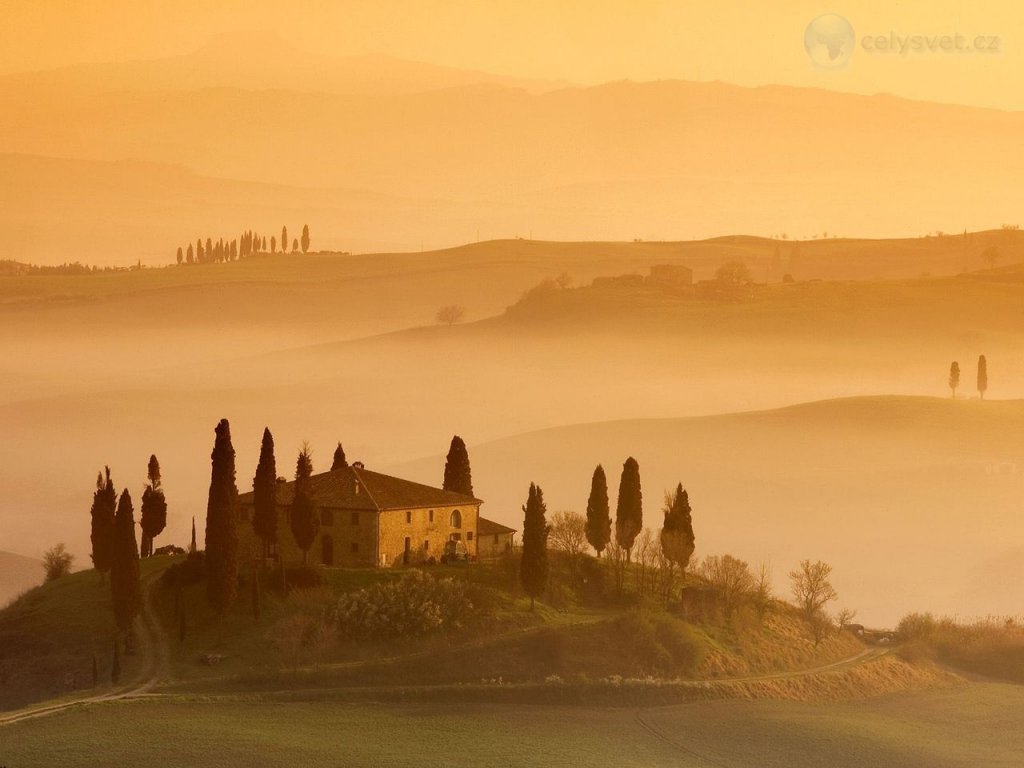 Foto: Il Belvedere Farmhouse, Orcia Valley, Near Pienza, Tuscany, Italy