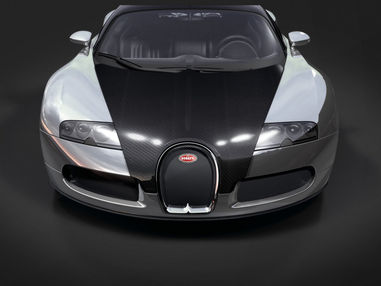 Foto: Bugatti EB 16 4 Veyron Pur Sang Front Closeup (2008)