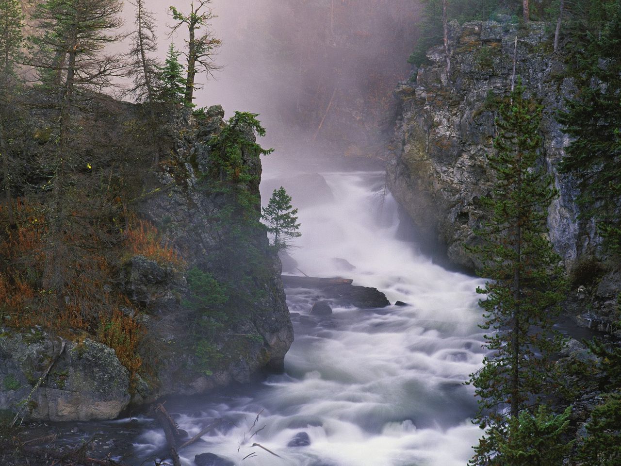 Foto: Firehole River, Yellowstone National Park, Wyoming