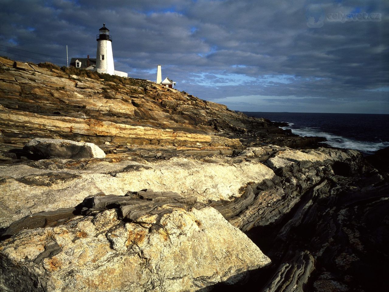 Foto: Sunrise Light On Pemaquid Lighthouse, New Harbor, Maine