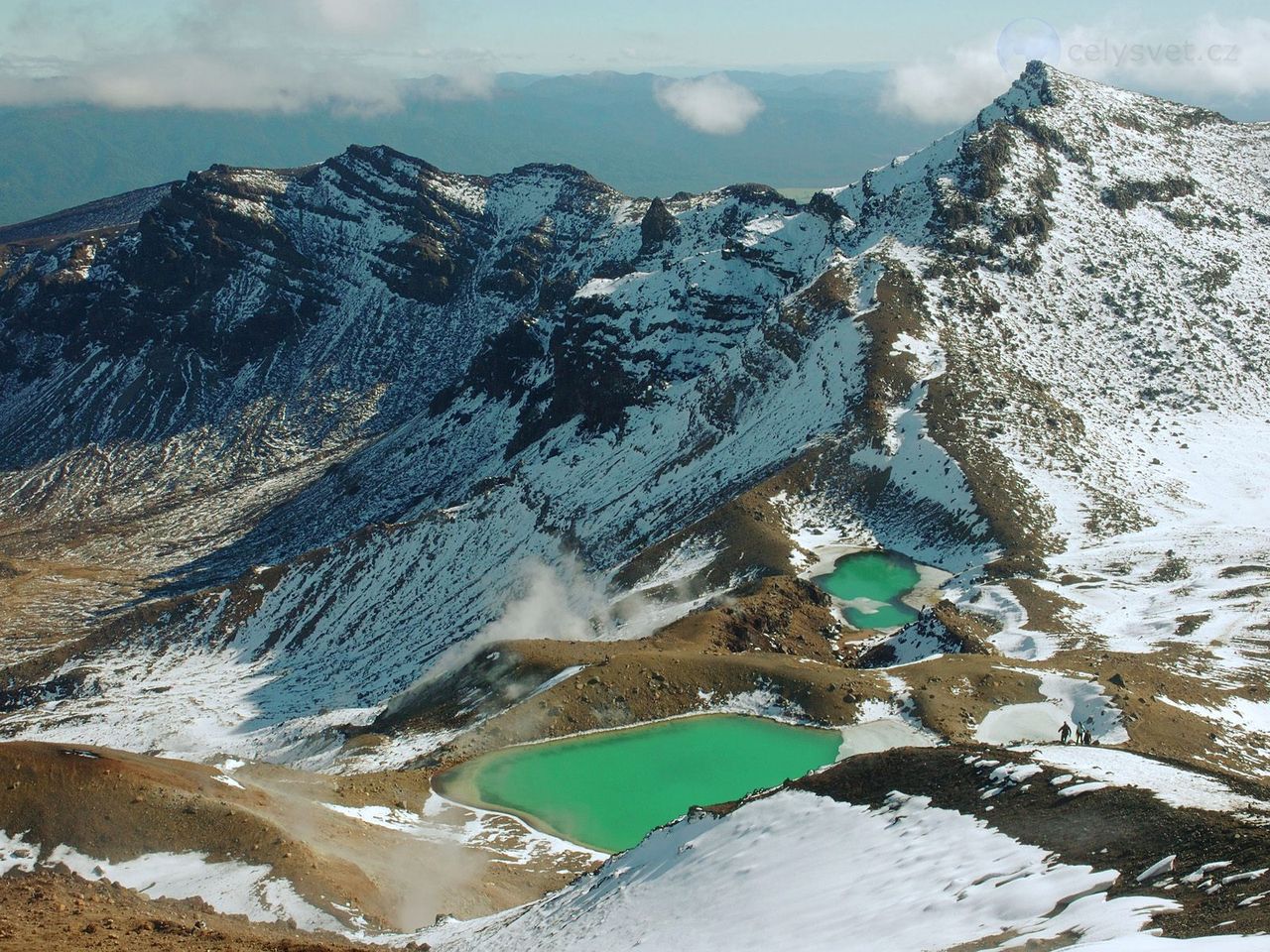 Foto: Emerald Lakes, Mount Tongariro, North Island, New Zealand