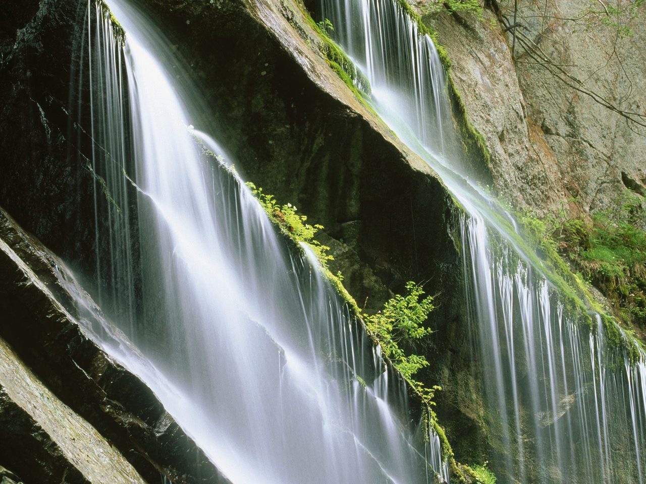 Foto: Cascading Water, Berchtesgadener Land, Bavaria, Germany