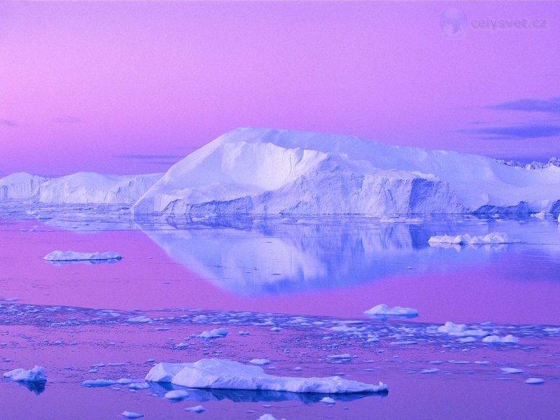 Foto: Icebergs In Jakobshavn, Disko Bay, Greenland