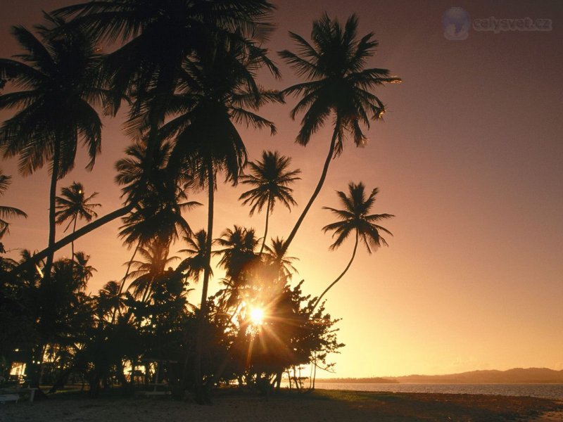 Foto: Sunset At Pigeon Point, Tobago