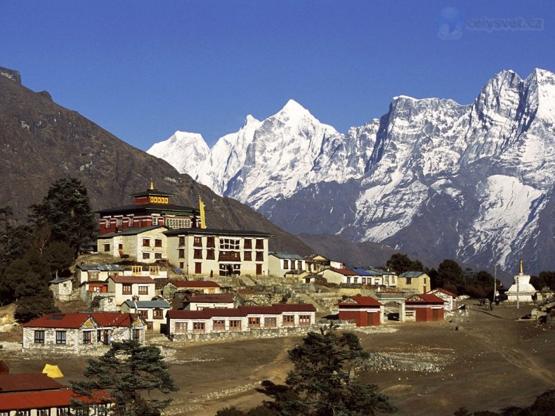 Foto: Tengboche Monastery, Solo Khumbu, Nepal