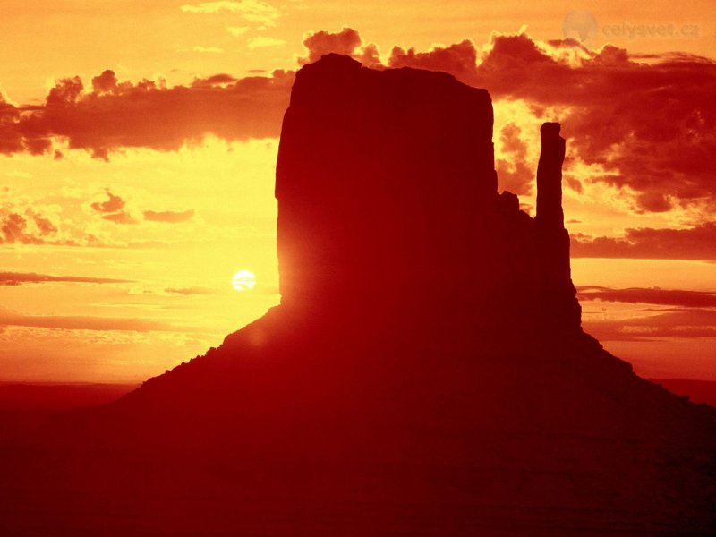 Foto: West Mitten Butte, Monument Valley, Arizona